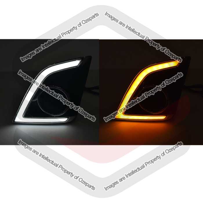 Fog Lamp Kit Bumper A (With LED DRL + Turn Indicator)