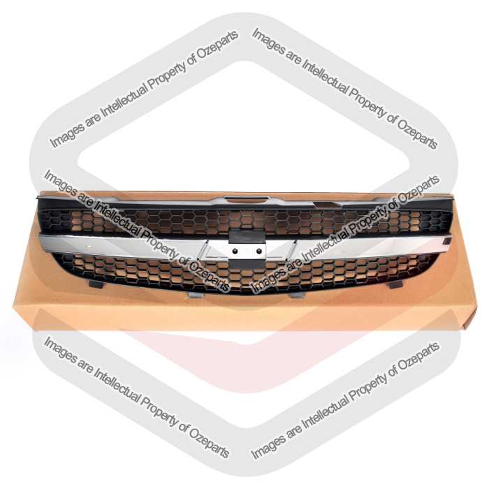 Ozeparts Fits Holden Commodore VE 2006~2010 Omega Berlina Lumina | Main Front Grill Radiator Grille (Black Chevy Type) | 1 Unit