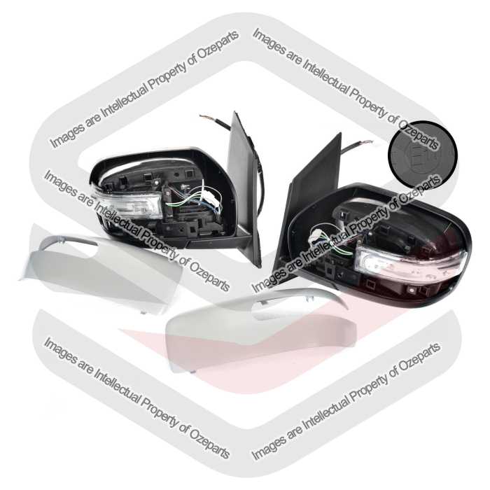 Door Mirror AM Electric (6 Pin No Auto Fold) (SET LH+RH)