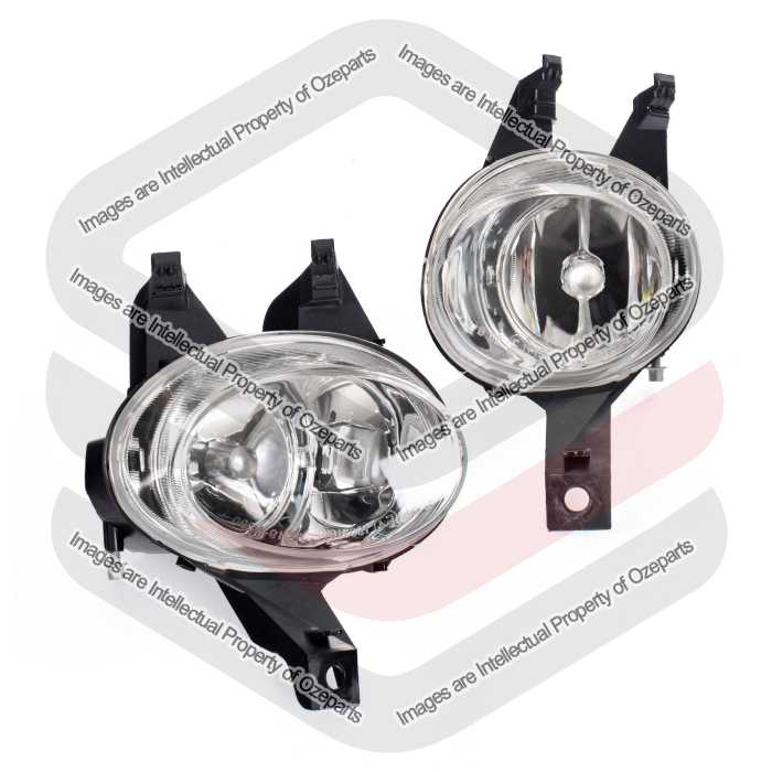 Set Pair LH+RH Fog Light Spot Driving Lamp GTi Only For Peugeot 206 Series 99~07