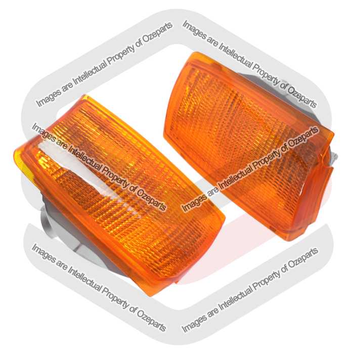 Pair LH+RH Corner Light Indicator Lamp For Holden Commodore VB VC 1978~1981
