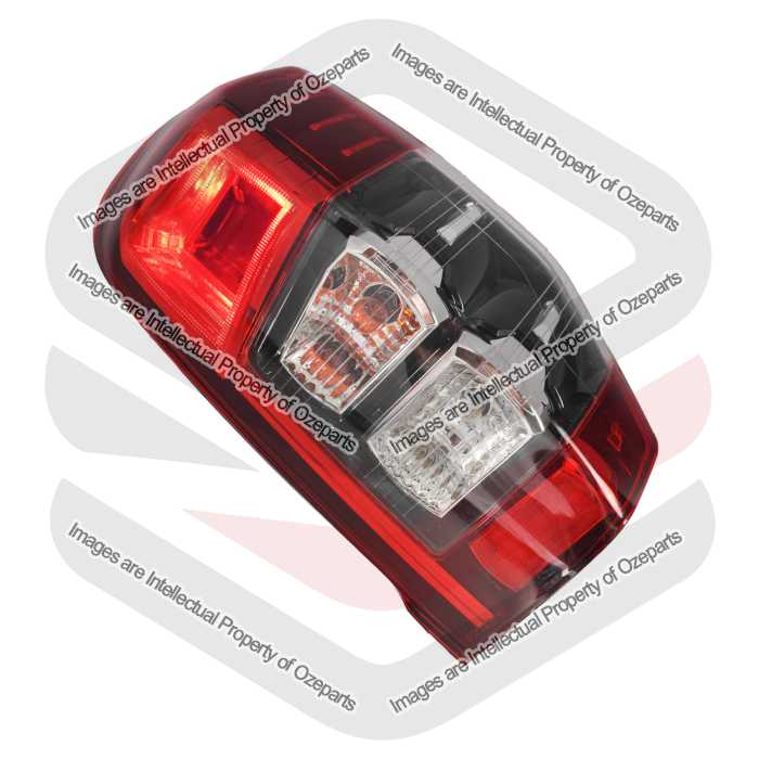 Ozeparts Fits Mitsubishi Triton MR Ute 2018~On GLX | Taillight Tail Light Rear Lamp (LED) | RH RHS Right Hand (Driver Side)