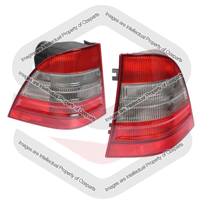 Tail Light AM (-09/01) - Tinted Reverse Lens (SET LH+RH)