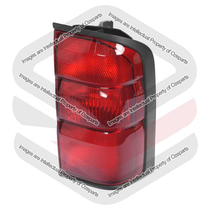 DEPO Fits Nissan Patrol Y61 / GU Wagon Series 1 1997~2001 | Taillight Tail Light Rear Lamp (Full Red Lens - Dummy Tail Light) | RH RHS Right (Driver)
