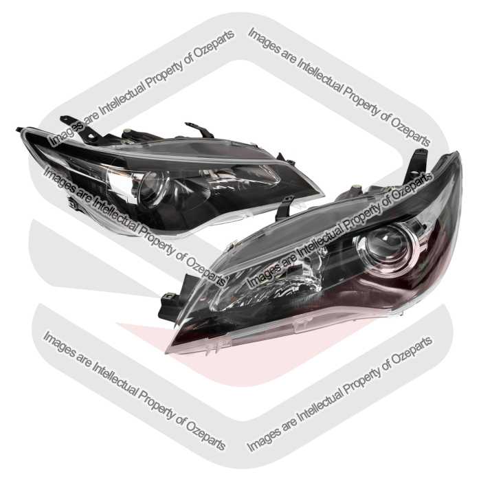 Head Light AM (SET LH+RH) (Black)