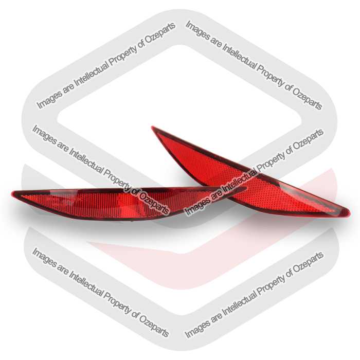 Reflector Rear AM (Fresh Red) (SET LH+RH)