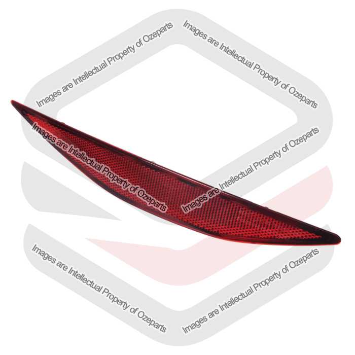 RH Right Rear Bar Reflector (Tinted) For VW Volkswagen Golf MK7 2012~2017 Hatch