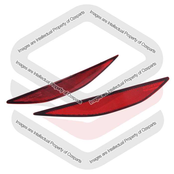 Reflector Rear AM (Tinted Red) (SET LH+RH)