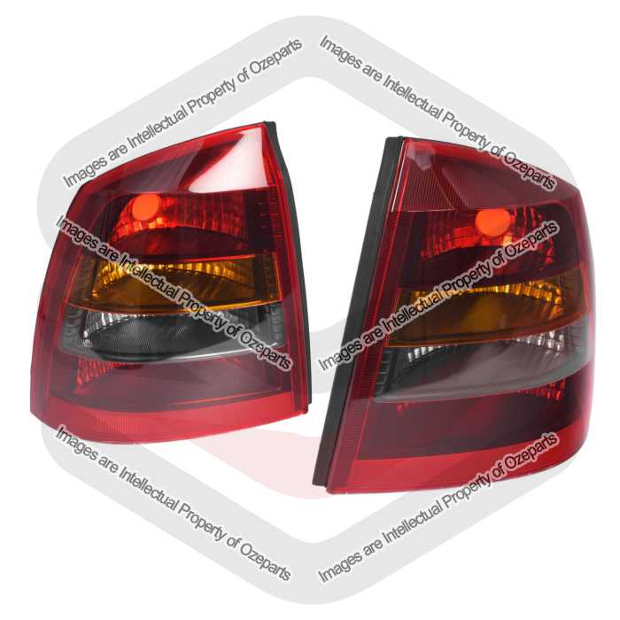 Tail Light AM (Smokey Tinted) - Sedan & Convertible (SET LH+RH)