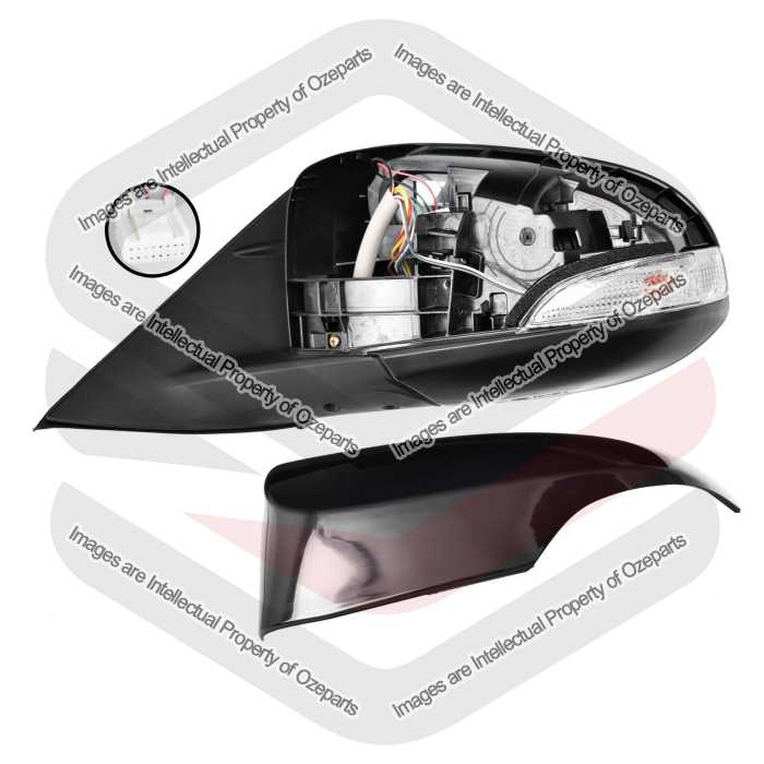 Door Mirror AM (-07/13) (Chrome Light, With Blind Spot)