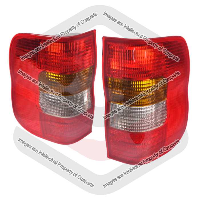 Pair LH+RH Tail Light Rear Lamp For Holden Barina SB Combo Van 1994~2001