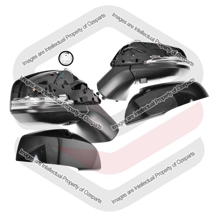 Pair LH+RH Electric Door Mirror 12 Pin For Toyota RAV4 50 Series GX GXL 18~21