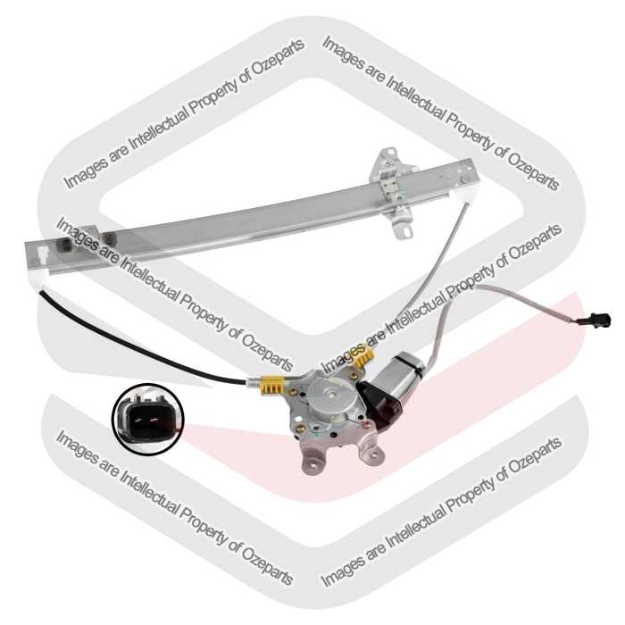 Door Window Regulator Rear (Electric With Motor)