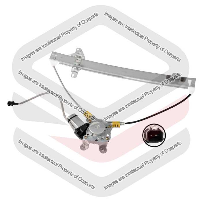 Door Window Regulator Rear (Electric With Motor)