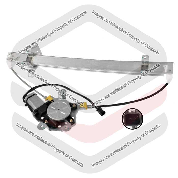 Door Window Regulator Front (Electric With 2 Pin Motor)