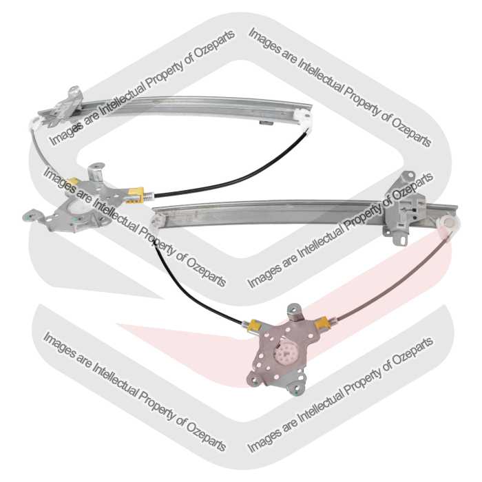 Door Window Regulator Rear (Electric No Motor) (SET LH+RH)