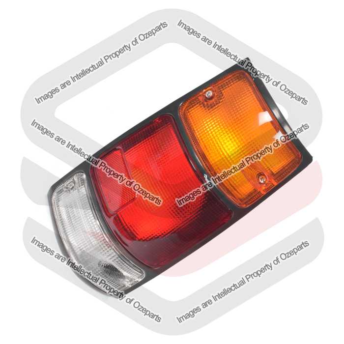 RH RHS Right Hand Tail Light Lamp (Black Trim) For Holden Rodeo TF UTE 1988~1997
