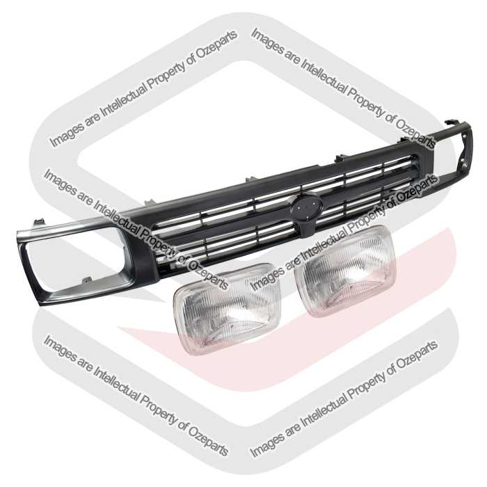 Grille AM (1994.09~1997.09) (Dark Grey) + Head Light (SET LH+RH)