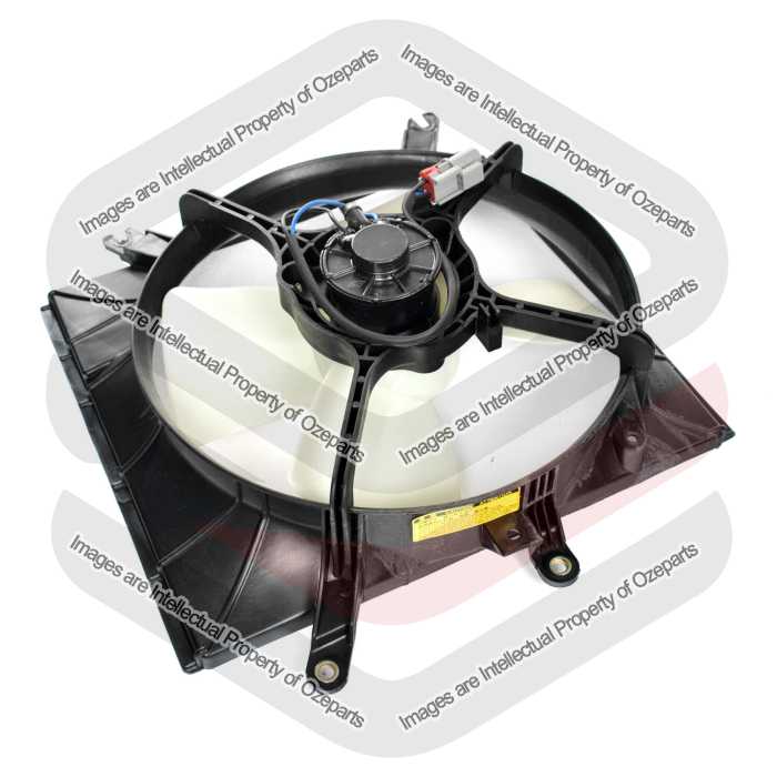 Radiator Thermo Cooling Fan Assembly With Motors For Kia Rio 02~05 Hatch Sedan