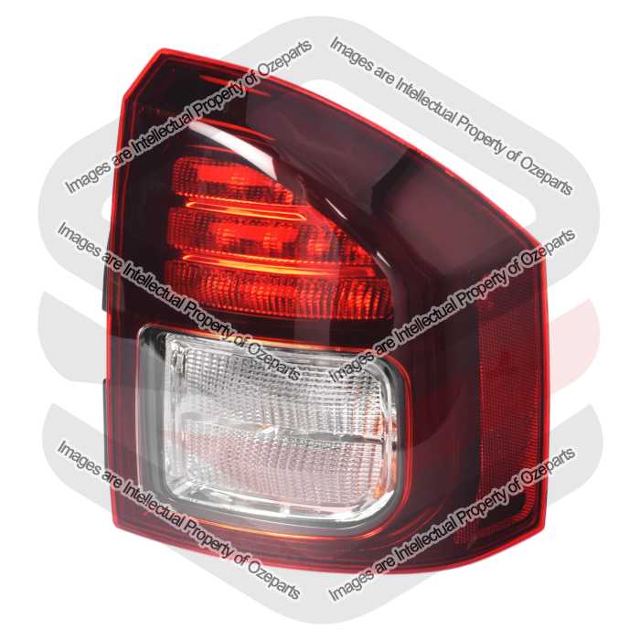 TYC Fits Compatible With Jeep Compass MK Series 2012~2016 | Taillight Tail Light Rear Lamp (LED Tinted Red) | RH RHS Right Hand (Driver Side)