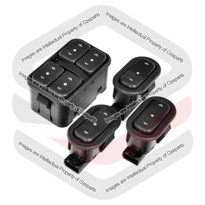 Switch Window AM (Master 4 Button + 3 x Single) (Set of 4 Pcs)