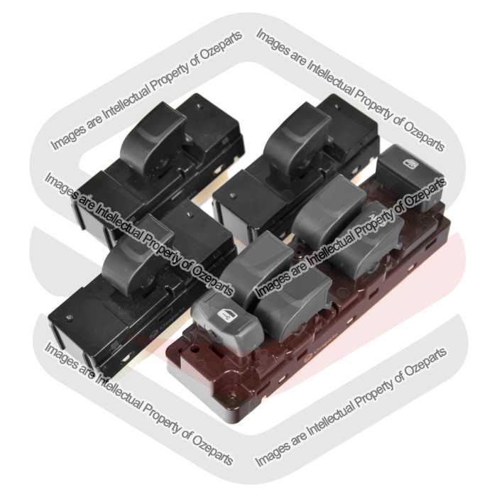 Set of Power Master Window Switch 4 Button + 3 Single For Isuzu Dmax D-Max 06~12