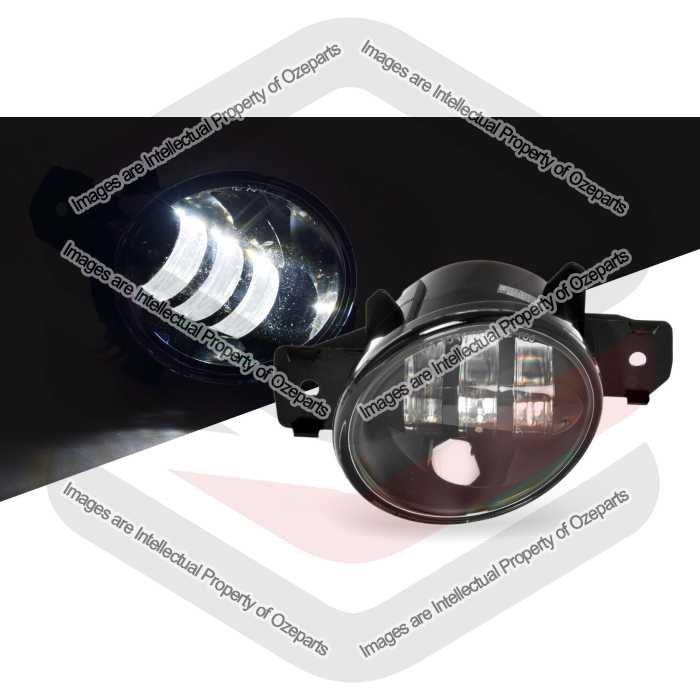 Ozeparts Fits Nissan Micra K13 Series 1 & 2 2010~2016 | LED Fog Lights Spot Driving Lamps (2 Colour Function) | Pair of LH Left + RH Right