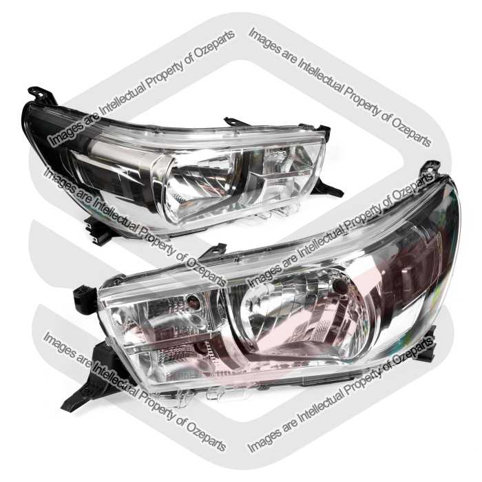 Head Lamp AM (Halogen Non Projector) (SET LH+RH)