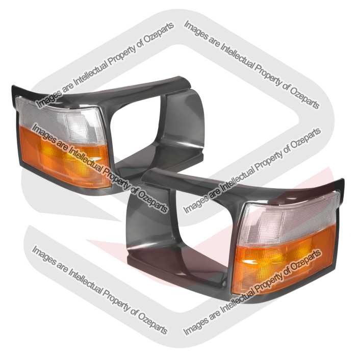 Head Light Rim + Corner Light  AM (1993.08~1998.08) (SET LH+RH)