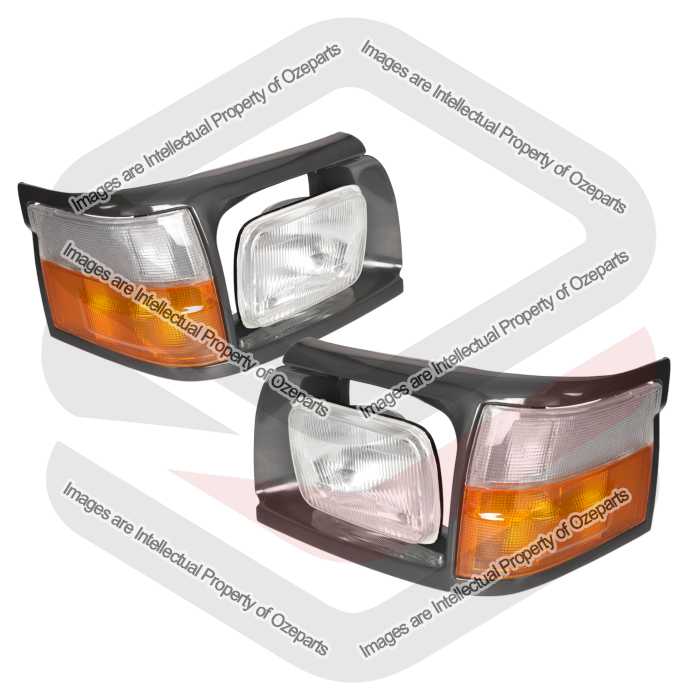 Head Light Rim + Corner Light + Head Light AM (1993.08~1998.08) (SET LH+RH)