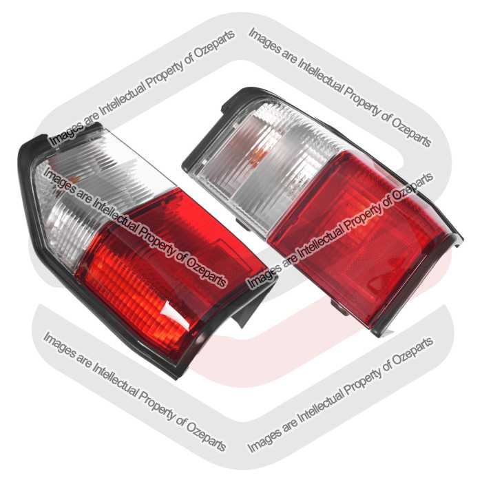 Set Pair LH+RH Tail Light Rear Lamp For Mazda E Series Van E2000 1999~2006