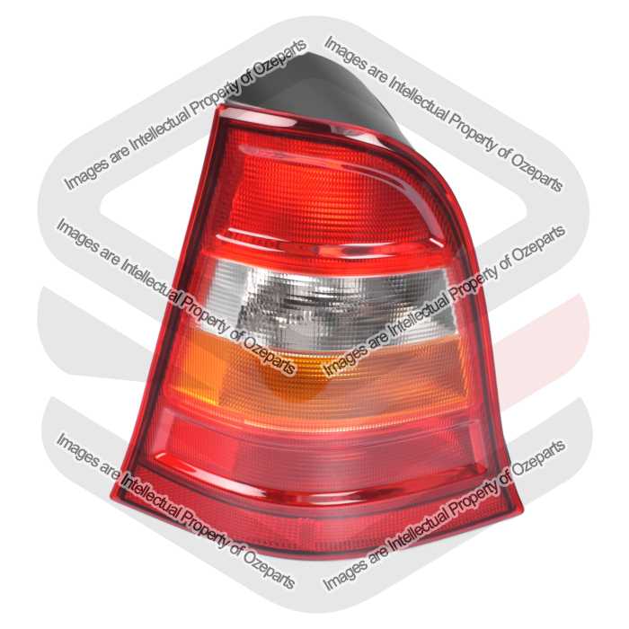 Tail Light AM (-06/01) (Clear Reverse Lens)