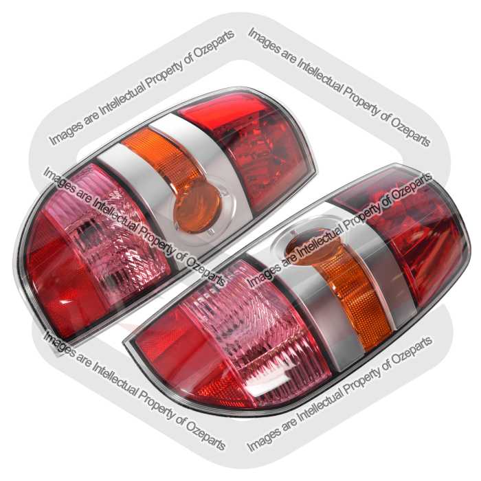 DEPO Fits Mazda BT-50 BT50 UN Series 1 Ute 2006~2008 | Taillights Tail Lights Rear Lamps | Pair of LH Left (Passenger) + RH Right (Driver)