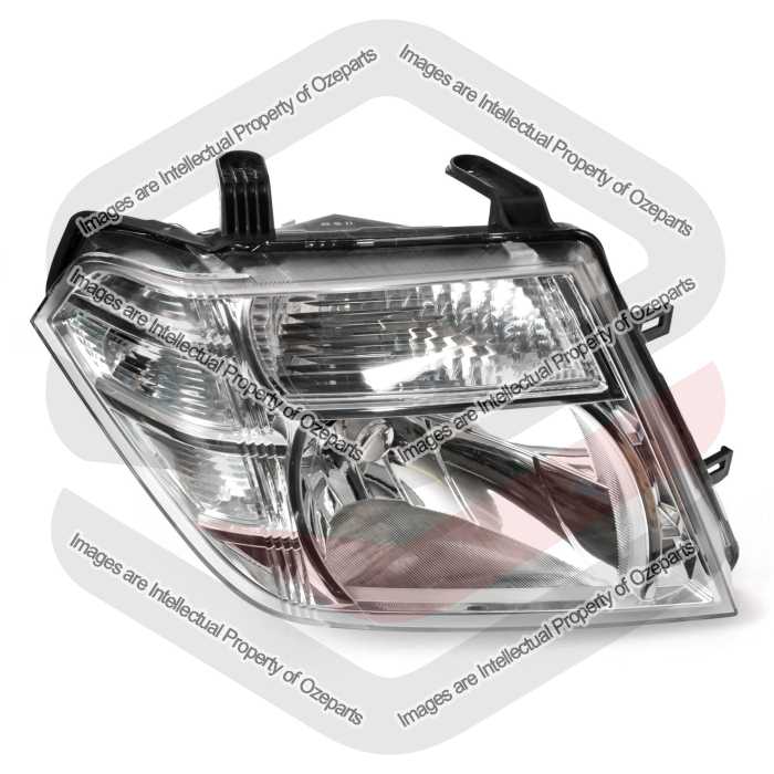 TYC Fits Nissan Navara D40 VSK 2010~2015 | Headlight Head Light Front Lamp | RH RHS Right Hand (Driver Side)