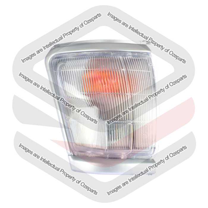 Corner Light AM - 1 Socket Type (Top & Bottom Mould Silver Grey)