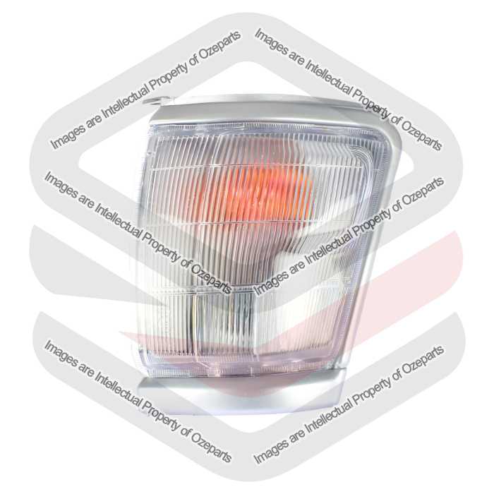 Corner Light AM - 1 Socket Type (Top & Bottom Mould Silver Grey)