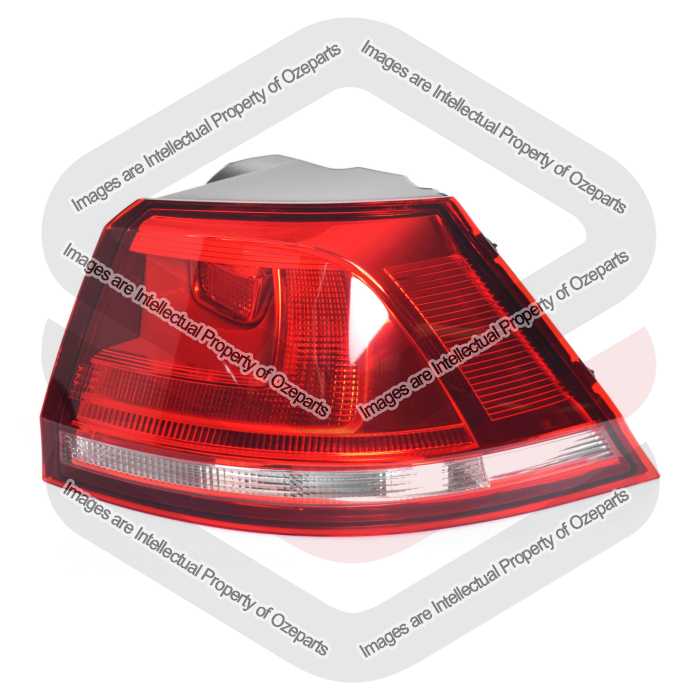 Tail Light AM - Non LED (Non Tinted Red Lens)