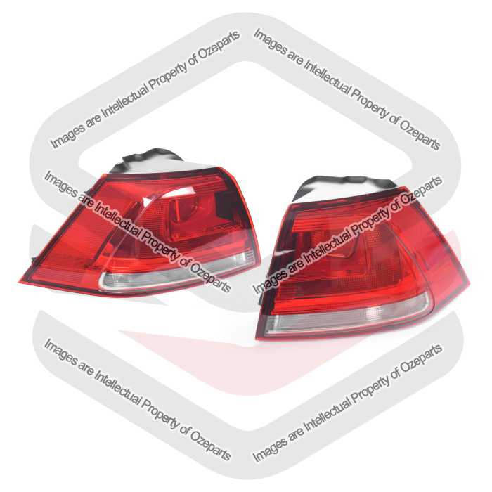 Tail Light  Outer  Non LED (Non Tinted Red) (SET LH+RH)
