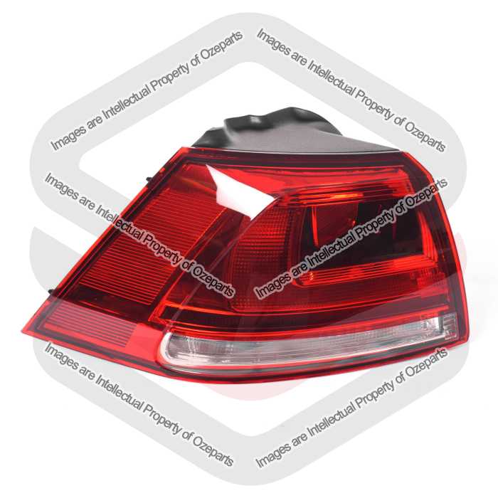 Tail Light  Outer  Non LED (Tinted Red)