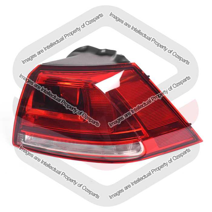 Tail Light  Outer  Non LED (Tinted Red)