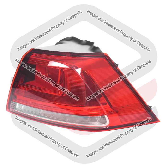 Tail Light  Outer  Non LED (Non Tinted Red)