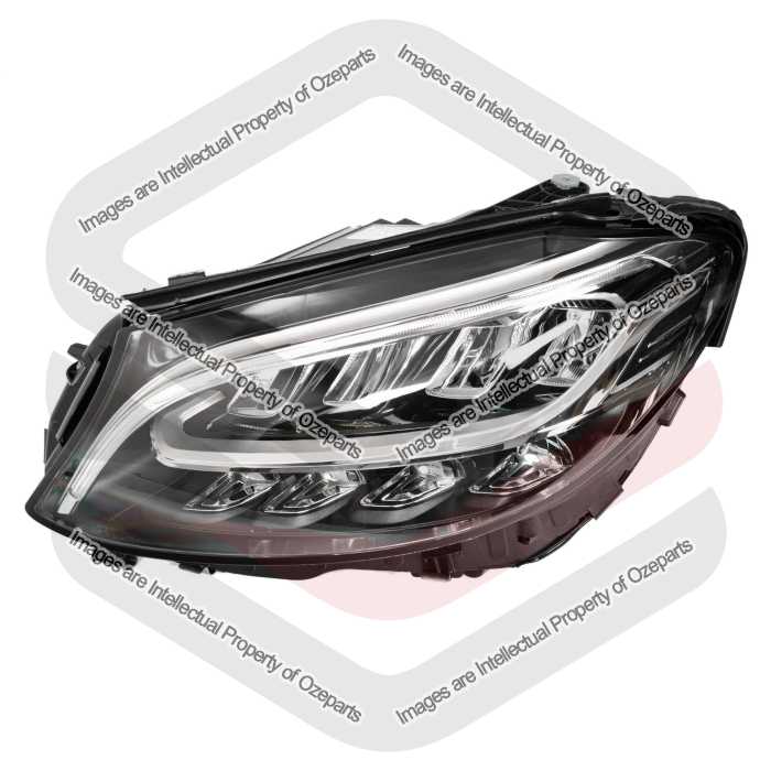 LH Left Hand Head Light Lamp Standard LED For Mercedes Benz C Class 2018~2023