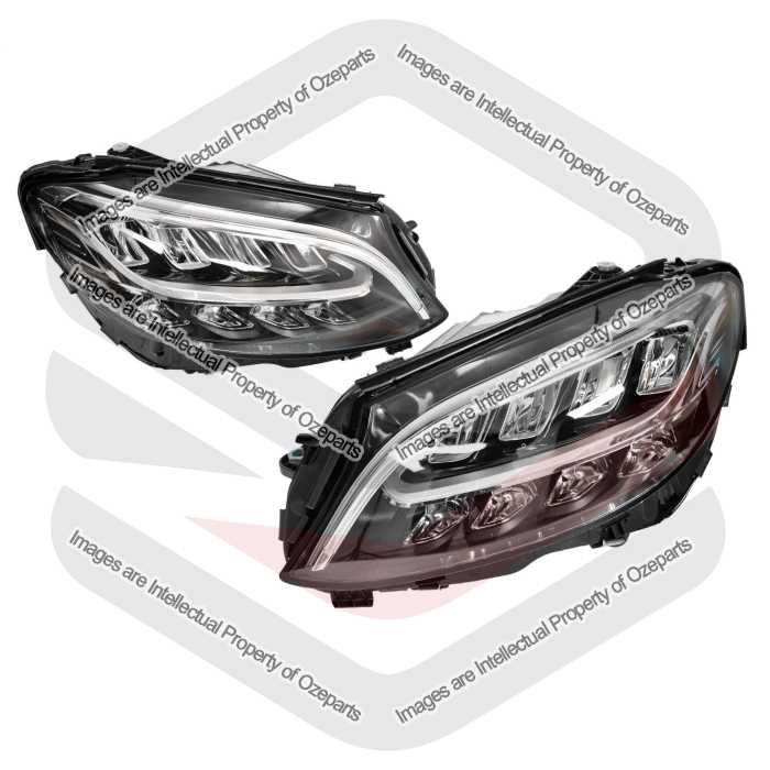 Head Light AM (LED) - No Adaptive High Beam Assist (SET LH+RH)