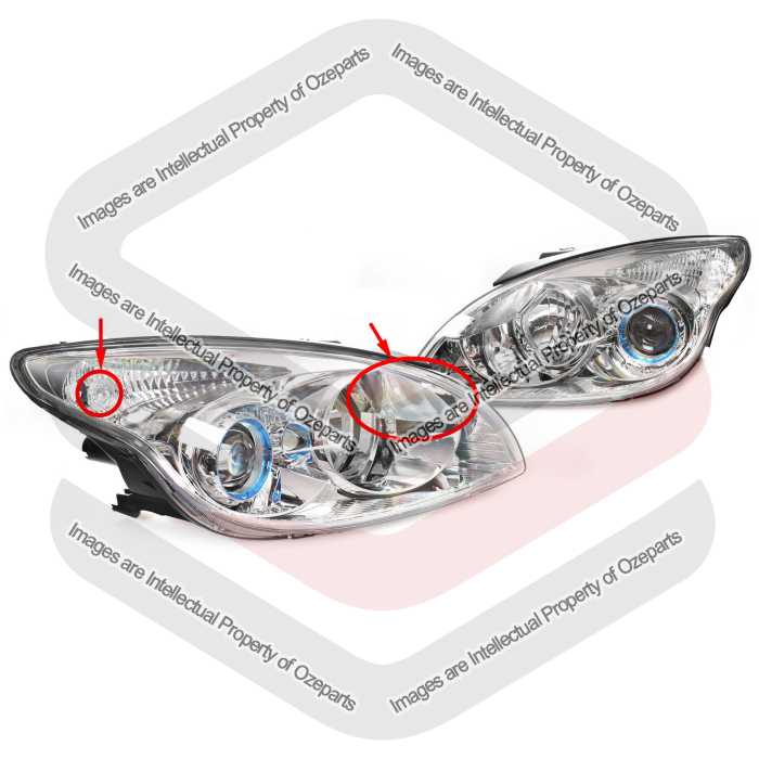 Head Light AM (07/09-04/10) (Set LH+RH)