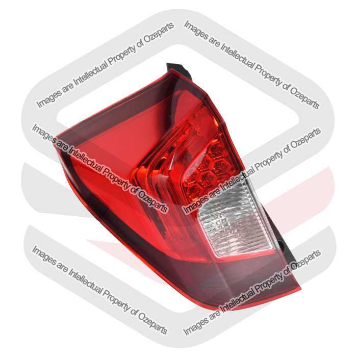 DEPO Fits Honda Jazz GF GK 2014~2020 Hatch | Taillight Tail Light Rear Lamp (With LED) | LH LHS Left Hand (Passenger Side)