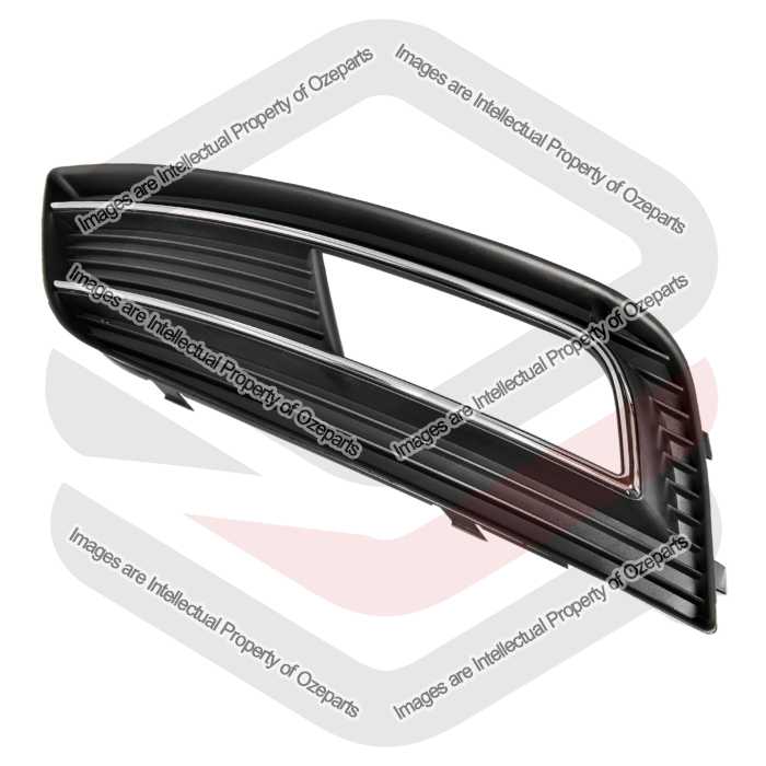 Ozeparts Fits Audi A4 B8 Series 2 Standard 2012~2016 | Fog Light Lamp Bezel Cover | LH LHS Left Hand (Passenger Side)