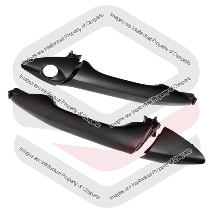 Door Handle Outer  (Black) Front (SET LH+RH)