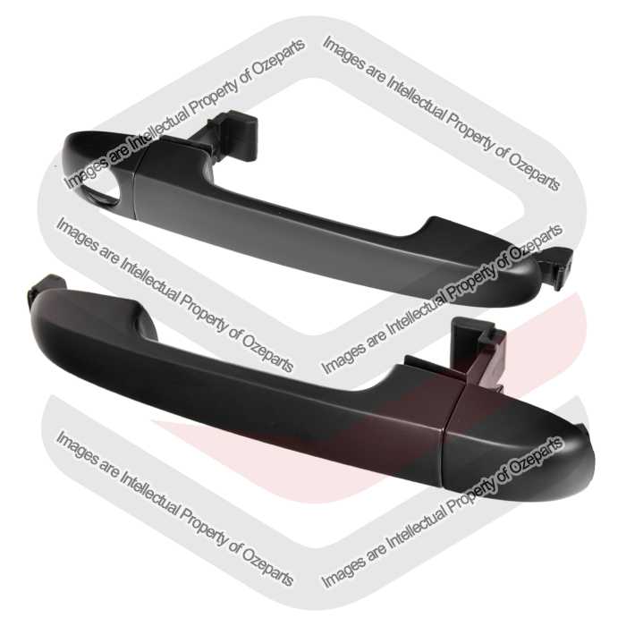 Door Handle Outer  Front (Black) (SET LH+RH)