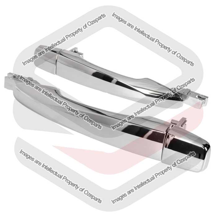 Door Handle Outer  Rear (Chrome) (SET LH+RH)