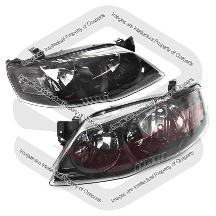 Head Light AM (Black) *TYC (SET LH+RH)